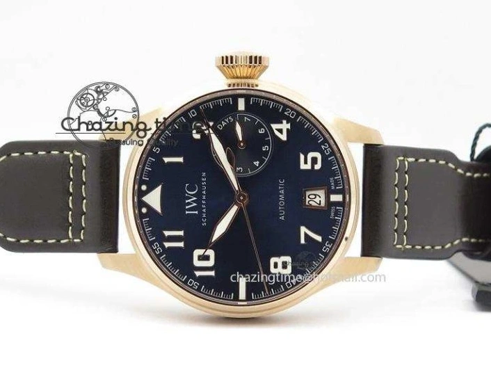 MIROTIME 1223 Big Pilot IW500909 RG ZF 1:1 Best Edition Le Petit Prince On Brown Leather Strap A Breathable 7293